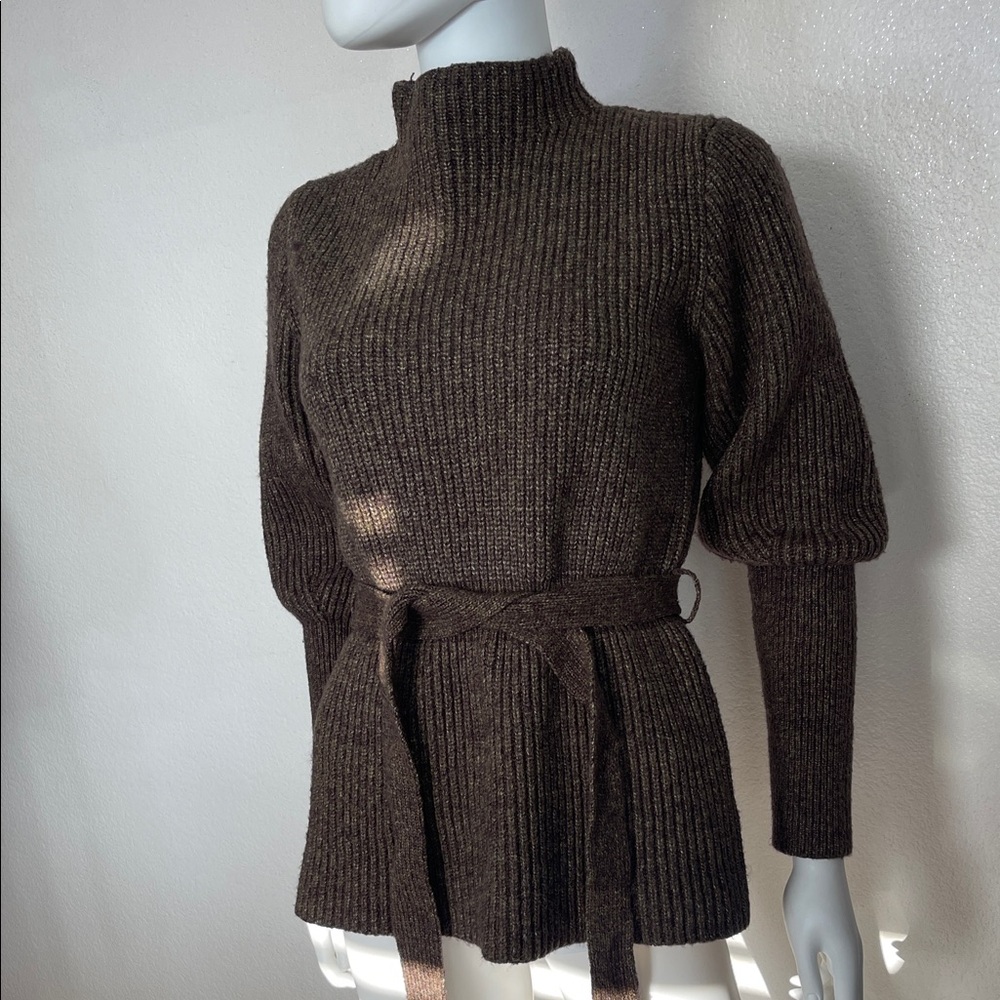 ANTONIO MELANI Rich Olive Turtleneck Sweater